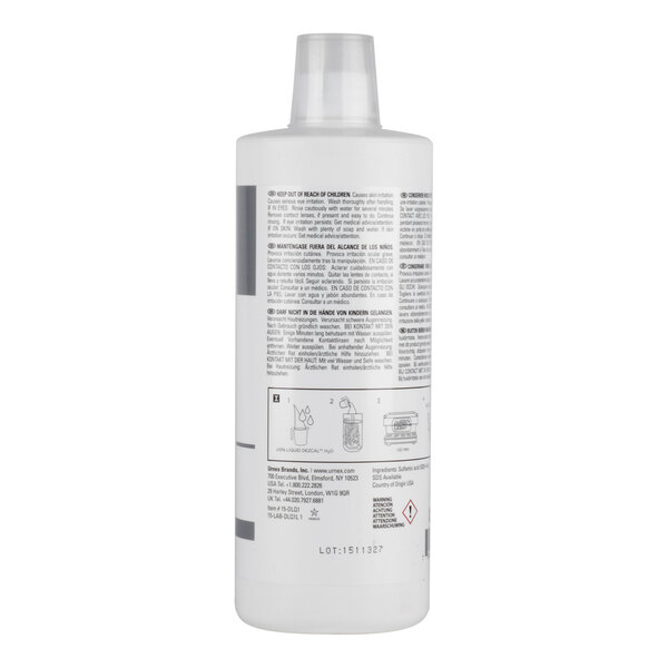 Urnex 15-DLQ12-1 1 Liter Dezcal Coffee Equipment Liquid Scale Remover - 12/Case