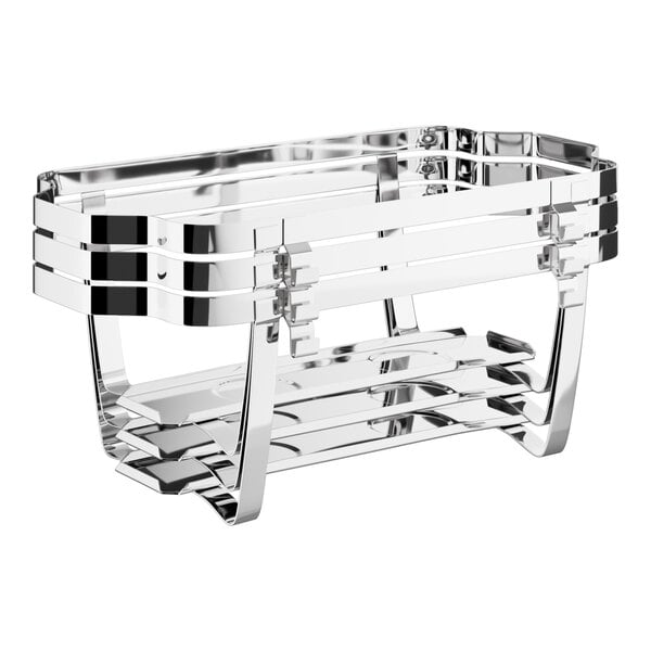 A full size, stackable stainless steel chafer with an 8 quart capacity.