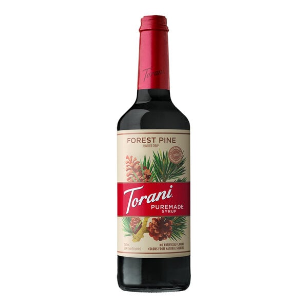 Torani Puremade Forest Pine Flavoring Syrup 750 mL Glass Bottle