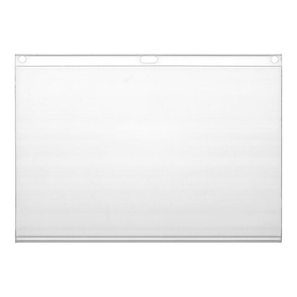4" x 6" Clear Hanging Label Holder - 12/Case
