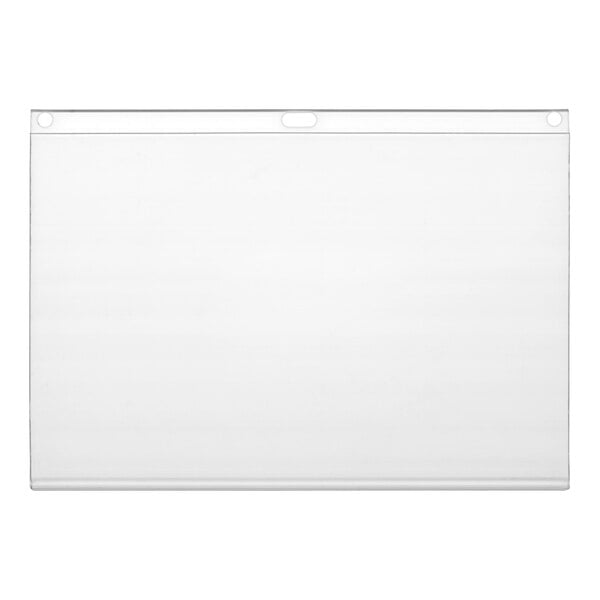 4" x 6" Clear Hanging Label Holder - 12/Case