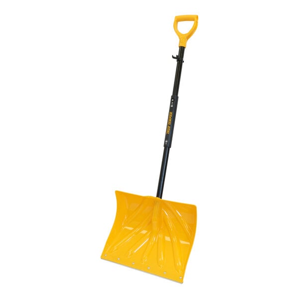 True Temper 18" Poly Blade Combo Folding Snow Shovel / Pusher with Wear Strip and D-Grip Handle 10000-05667