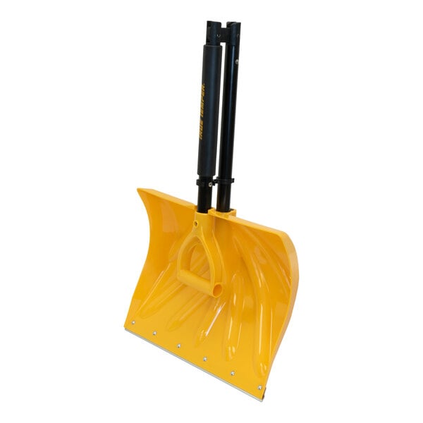 True Temper 18" Poly Blade Combo Folding Snow Shovel / Pusher with Wear Strip and D-Grip Handle 10000-05667