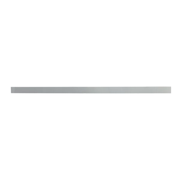 A long, narrow white slip strip label holder measuring 2 inches by 48 inches.