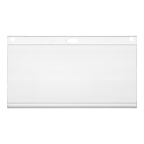 2" x 4" Clear Hanging Label Holder - 12/Case
