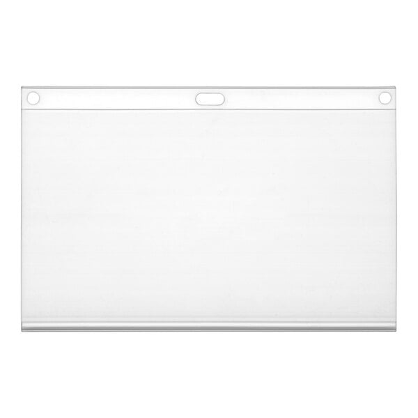 3" x 5" Clear Hanging Label Holder - 12/Case
