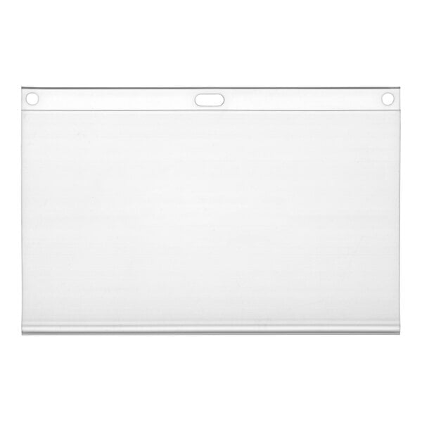 3" x 5" Clear Hanging Label Holder - 12/Case