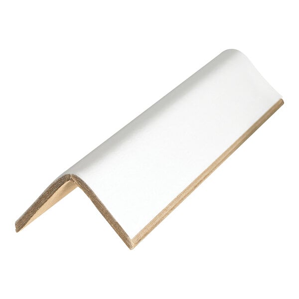 Lavex 2" x 2" x 48" 0.225" Thick Cardboard Edge Protector - 55/Case