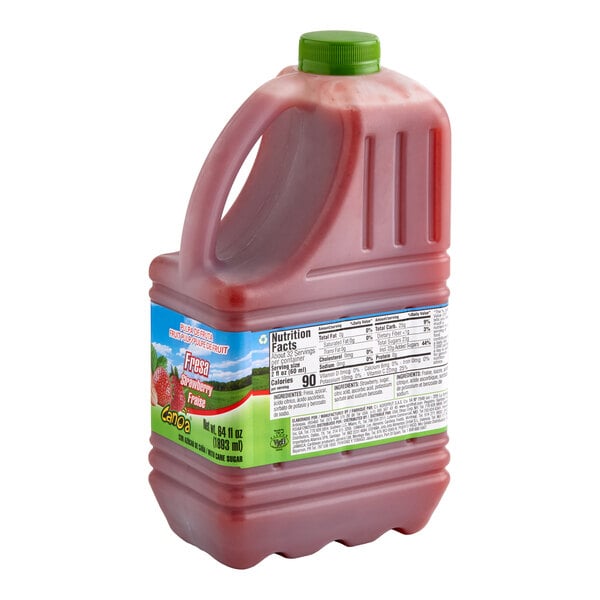 Canoa Fresa / Strawberry Puree 64 fl. oz. - 3/Case