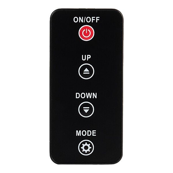 Smart Buffet Ware StellarVolt by Front of the House BTC017BKF18 Black Remote Control for BTC011BKF18 and BTC013BKF18