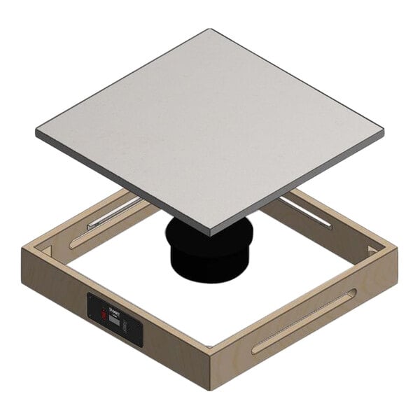 Smart Buffet Ware StellarVolt by Front of the House BTR030NAM18 Eco Box System Induction Warmer with Ivory Platform - 110V, 94W