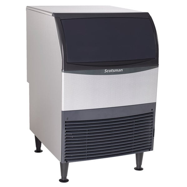 Scotsman UN324WX-1A 24" Water-Cooled Undercounter Nugget Ice Machine with 80 lb. Bin - 340 lb., 115V