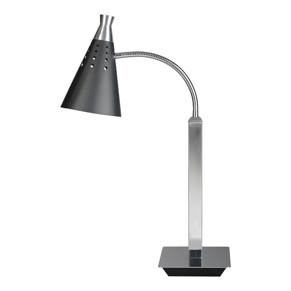 Smart Buffet Ware T-Collection by Front of the House BTC003BKS18 T-Collection Matte Black Heat Lamp - 110V