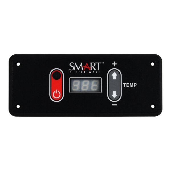 Smart Buffet Ware StellarVolt by Front of the House BTC019BKF18 Black Control Panel for BTC011BKF18 and BTC013BKF18