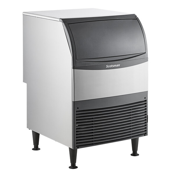 Scotsman UC2724SAX-1A 24" Air-Cooled Undercounter Small Cube Ice Machine with 80 lb. Bin - 282 lb., 115V