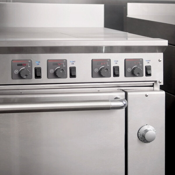 Imperial Range Pro Series IR-6-EW 36" Electric Range with 6 Wafer Plates and 1 Standard Oven - 208V, 3 Phase