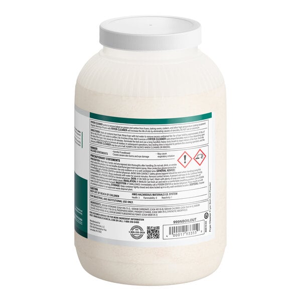 Noble 8 lb. Concentrated Boil-Out Fryer Cleaner - 4/Case