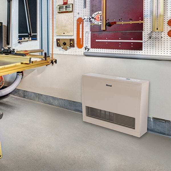 Rinnai EnergySaver Natural Gas Beige Direct-Vent Wall Furnace EX22DTN - 120V, 21,500 BTU