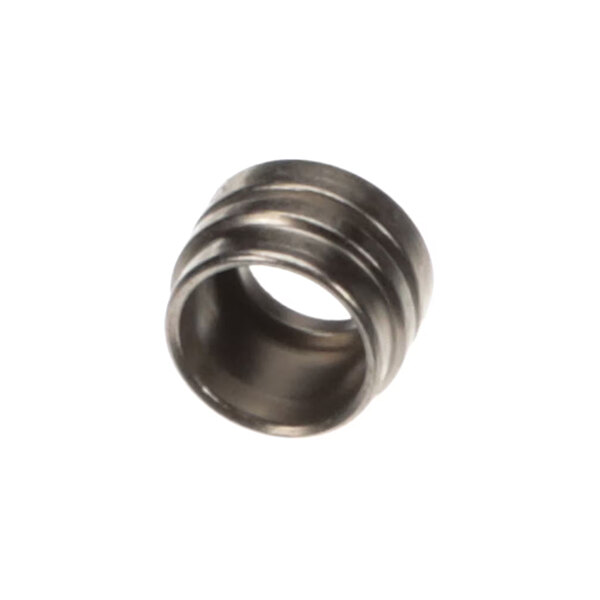 A nickel-plated clamping ring with an 8 mm diameter.
