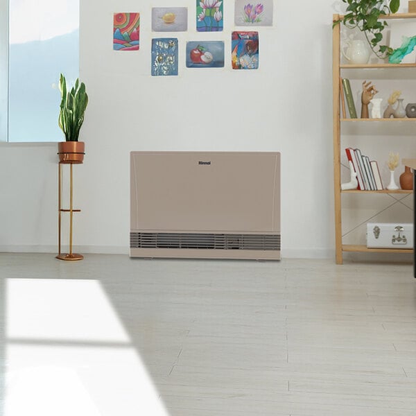 Rinnai EnergySaver Natural Gas Beige Direct-Vent Wall Furnace EX38DTN - 120V, 38,400 BTU