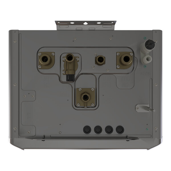 A Rinnai IP175S I-SERIES Plus natural gas wall-mount indoor heat-only boiler with multiple connection ports and a metal casing.