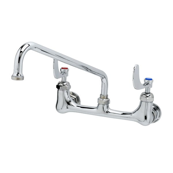 T&S B-2463 Wall Mount Mixing Faucet with 8