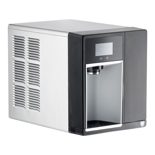 Follett 7CI114A-IW-NF-ST-00 Champion 7 Series Air-Cooled Chewblet Countertop Ice Maker and Water Dispenser with 7 lb. Bin - 115V, 100 lb.