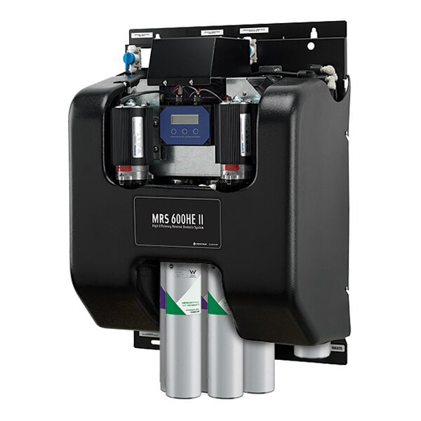 An Everpure EV997054 MRS-600HE-II 600 GPD high-efficiency reverse osmosis system designed for water filtration.