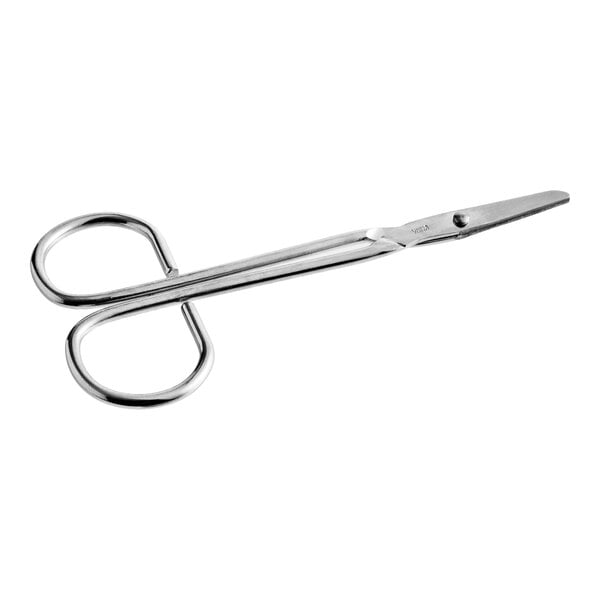 First Aid Only M582 4 1/2" Nickel-Plated Scissors with Wire Handle - 1,000/Case