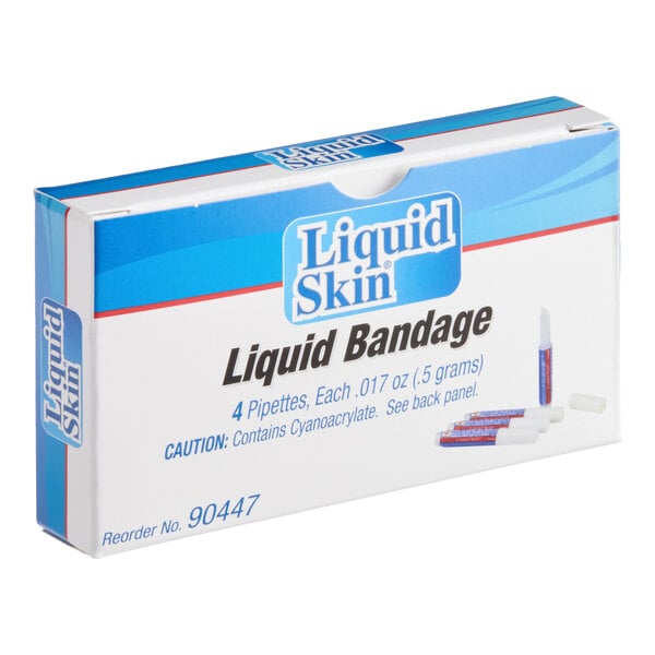 First Aid Only Liquid Skin 90447 0.017 oz. Liquid Bandage - 400/Case