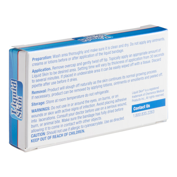 First Aid Only Liquid Skin 90447 0.017 oz. Liquid Bandage - 400/Case