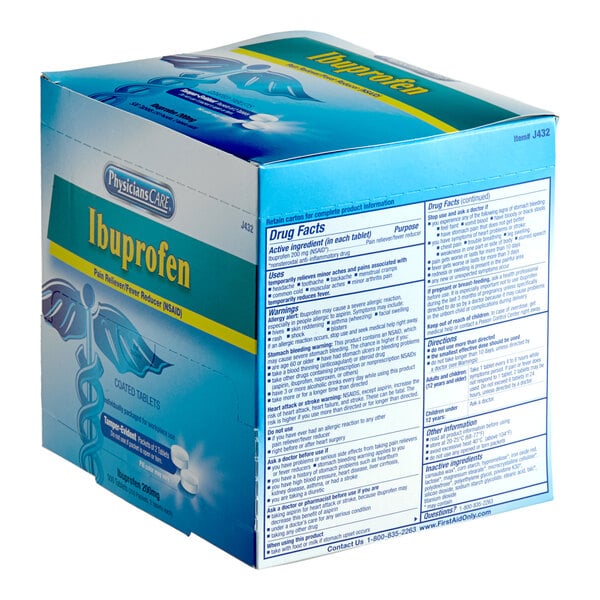 PhysiciansCare J432 Ibuprofen Tablets - 5,000/Case
