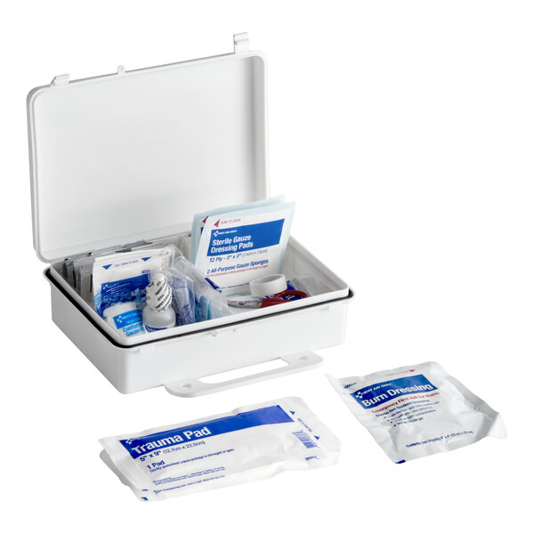 First Aid Only 90562 89-Piece 25-Person First-Aid Kit with Plastic Case - 6/Case