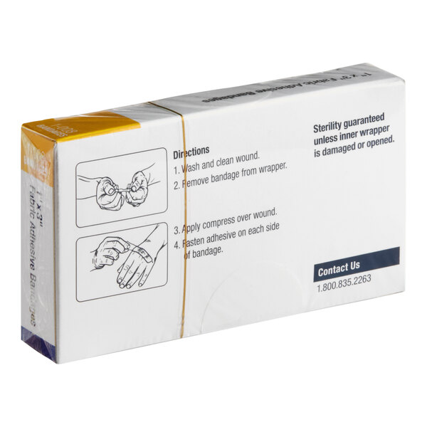 First Aid Only AN101-10 1" x 3" Fabric Sterile Adhesive Bandage - 960/Case