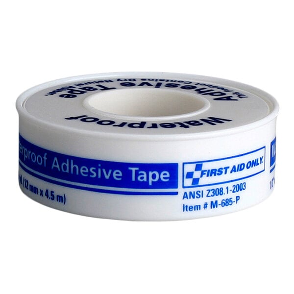 A roll of waterproof adhesive first aid tape.