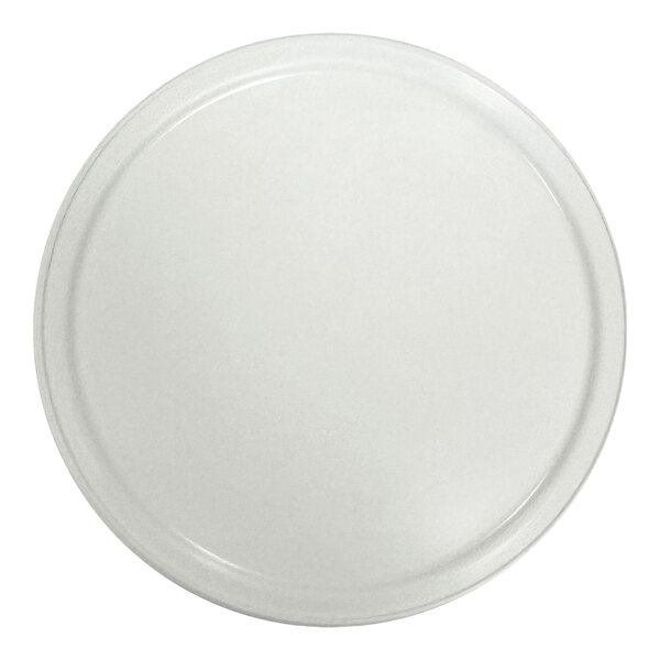 Howw Manufacturing White Plastic Lid with No Hole for 32 oz. Drink Bucket - 48/Case