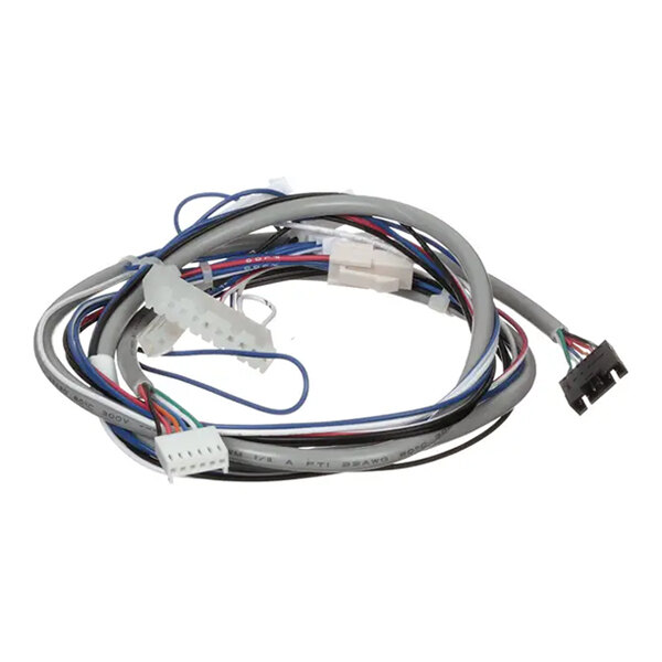 A bundle of multicolored electrical wires with various plastic connectors, identified as an Ice-O-Matic 9101381-01 harness wire for single plate air applications.