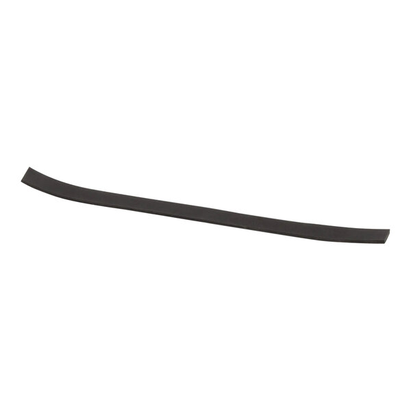 A black Poron seam gasket strip measuring 1/8 inch by 3/4 inch, sold per foot.