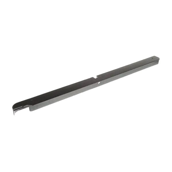 A long, rectangular metal cap end piece with a hooked end, designed for Ice-O-Matic equipment.