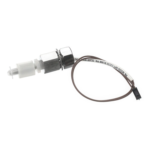 A Bunn 55112.0001 switch assembly with a .58 diameter float and attached wire.