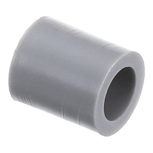 A gray cylindrical belt spacer with a hollow center.