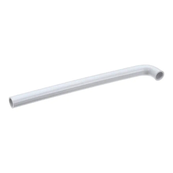 A white plastic tube with a slight bend, used as a purge drain for Ice-O-Matic ice machines.