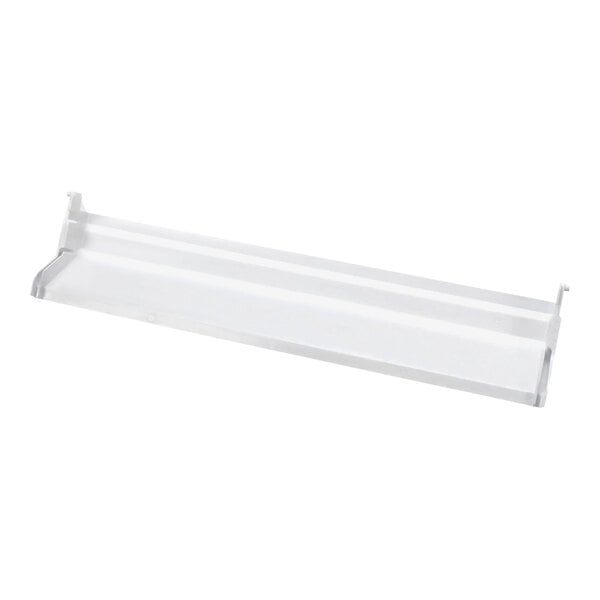 A clear plastic lower curtain kit for an ice machine.