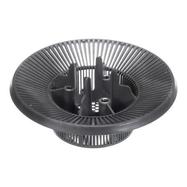 A black plastic screen scrap assembly part for a Champion 383Ht machine.