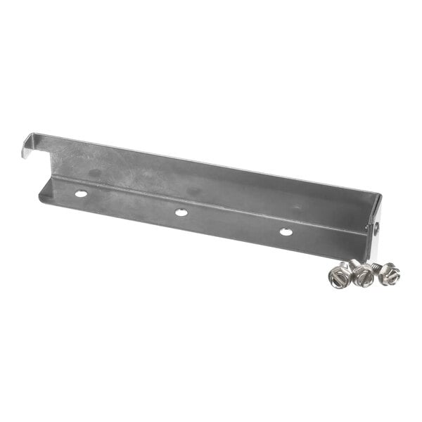 A metal Ice-O-Matic 48-inch left sump tab kit with three screws included.