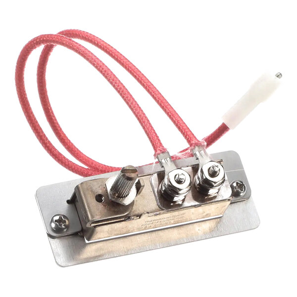 A high limit service kit for XLT ovens featuring a metal mounting plate, control components, and red insulated wiring.