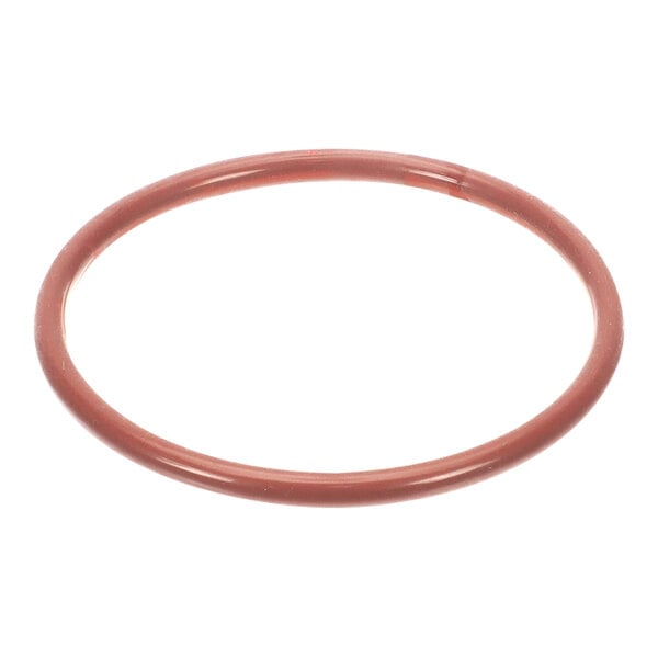 A round, reddish-brown silicone O-ring.