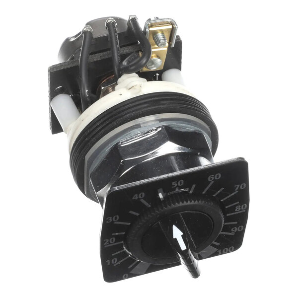 A Champion B501158 potentiometer with a 10K Ohm resistance and a rotary dial.