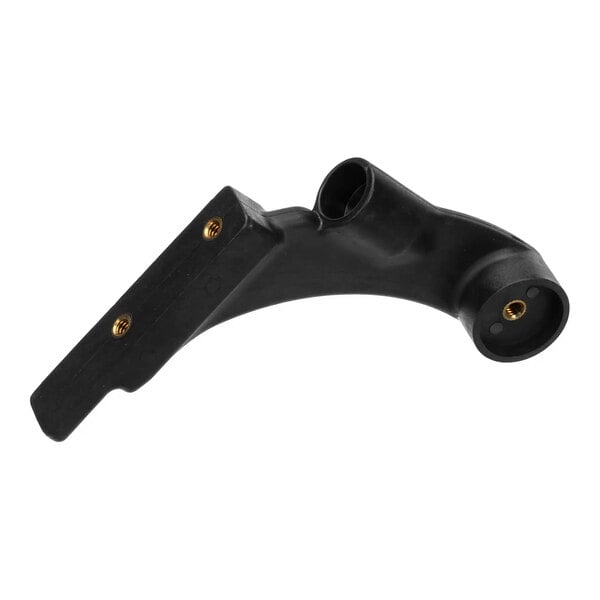 A black right handle replacement part for XLT ovens, model XP6604B.