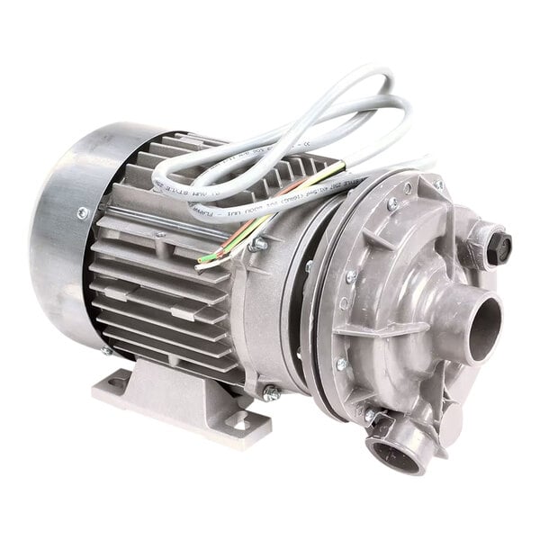 A Champion 115144 1Hp pump and 2Hp motor assembly with attached wiring.